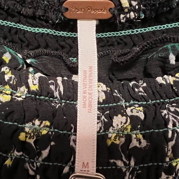 FREE PEOPLE Trumpet Sleeve Off Shoulder Blouse - Picture 5 of 9